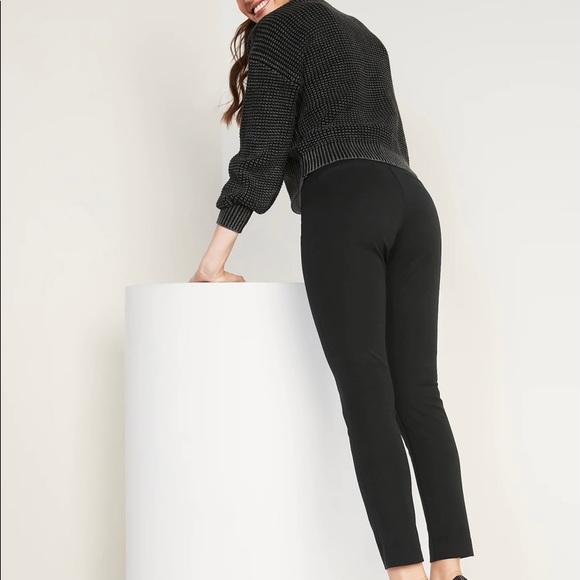 High waisted ankle length slacks - Picture 3 of 4